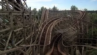 Loup Garou/Weerwolf front seat on-ride HD POV Walibi Belgium