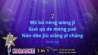 Ge sheng lian qing+xi bei de hai an+deng ni Hui hang (female)karaoke no vokal(cover to lyrics pinyin