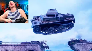 БЛАДИ СМОТРИТ ПРИКОЛЫ World of Tanks ВЫПУСК #133! ЛЮТЫЙ УГАР!