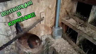 КУРЯТНИК И ВЕНТИЛЯЦИЯ ЗИМОЙ 7 ДНЕЙ ПРВЕРКИ-CHICKEN COOP AND VENTILATION IN WINTER 7 DAYS