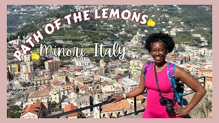 Hiking the Amalfi Coast| Path of the Lemons| Minori, Italy//Italy Vlog #11