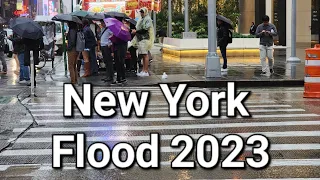 New York Flood | Manhattan Bryant Park | September 2023