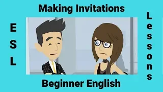 Making an Invitation | Making Plans | English Conversation