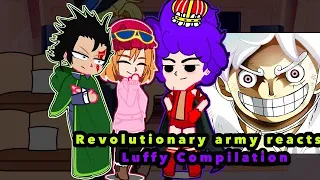 (Gacha react)One Piece Revolutionary Army reacts to Monkey.D.Luffy Compilation part (1,2)