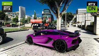 GTA 6 Graphics - RTX 3090 8k Resolution! Supercars RAW Gameplay & RAY-TRACING GTA V PC MOD