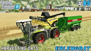 Servicing greenhouses, harvesting oats, baling straw | Erlengrat | Farming simulator 22 | ep #95