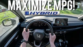 2024 Honda CR-V Sport-L Hybrid - How To Maximize MPG! - POV Owner Perspective (3D Binaural Audio)