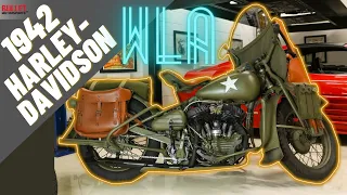 WWII-Era, 1942 Harley Davidson WLA Built By David Sarafan [HD] REVIEW SERIES