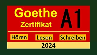 Start Deutsch A1 Hören, Lesen und Schreiben modelltest 2024 mit Lösung am Ende || Vid - 205