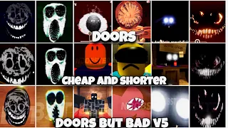 [ROBLOX]Doors Jumpscares VS Doors but kinda cheap and shorter New Update VS But Bad v5 *UPDATE*