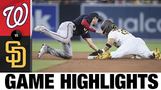 Nationals vs. Padres Game Highlights (7/8/21) | MLB Highlights