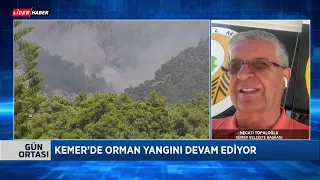Kemer Belediye Başkanı Necati Topaloğlu yangındaki son durumu açıkladı