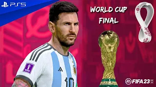 FIFA 24 -Argentina vs. France -Qatar World Cup 2022 Final | PS5™ [4K60] #messi #argentina #worldcup