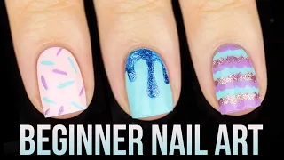 5 Beginner Nail Art Designs You Can Do at Home! || KELLI MARISSA
