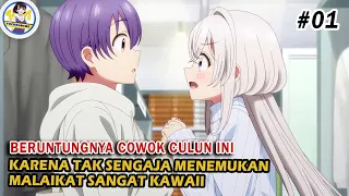 BIKIN IRI!! SAAT MALAIKAT CANTIK DATENG BUAT COWOK CULUN | Alur Cerita One Room Hiatari Tenshi eps 1