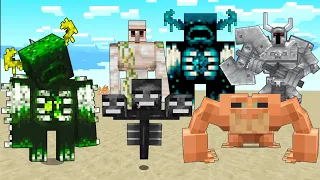 RADIADEN Vs Warden, Ferrous Wroughtnaut, Mutant Frog, Iron golem, Wither