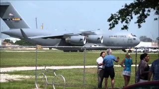 C-17 Lands At Small Commuter Airport!