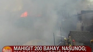 UB: Mahigit 200 bahay, nasunog sa QC; 700 pamilya, apektado