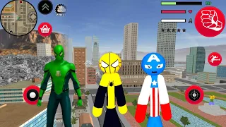 Mafia Spiderman Stickman Rope Hero Mafia Gangster #13 Android Gameplay