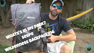 Sespe Wilderness Backpacking to Willet Hot Springs Whats in my pack?