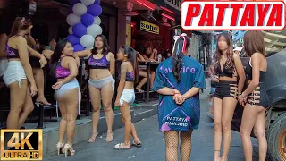 [4K] Pattaya Soi 6 & Soi 61 Scenes , Soi 8 , Beach Road | February 2023 Thailand