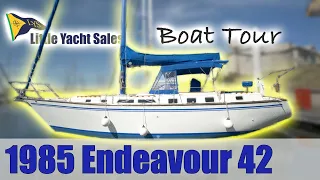 1985 Endeavour 42 Sailboat [BOAT TOUR] - Little Yacht Sales