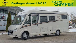 Carthago c-tourer I 148 im Dauertest. Was kann das neue Sprinter-Mobil? -Test/Review | Clever Campen