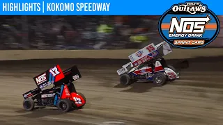 World of Outlaws NOS Energy Drink Sprint Cars Kokomo Speedway October 24, 2020 | HIGHLIGHTS