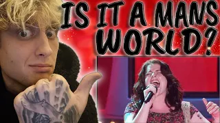 IS IT A MANS WORLD? First Time Hearing Australian Singer Karise Eden - It's A Man's World (Reaction)