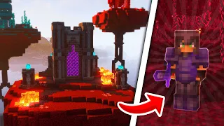 MEJORÉ el PORTAL al NETHER y CONSEGUÍ ESTO