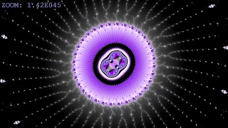 Stibium - Mandelbrot set fractal zoom Purple heaven - Complex 1.38E70 Full HD