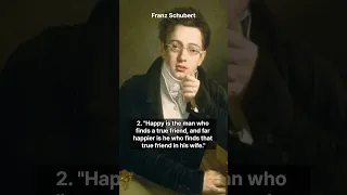 Franz Schubert's Best 5 Inspirational Quotes #motivation #quotes #shortvideo #youtubeshorts #ytshort