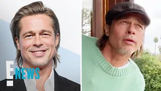 Brad Pitt Does the Weather Report on John Krasinski's Show | E! News