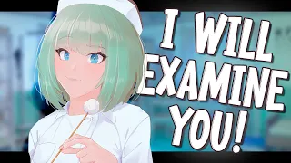 🍭ASMR Sweet School Nurse Examines Your Ears 👂