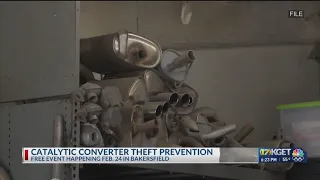 Free catalytic convertor theft prevention event happening Feb. 24