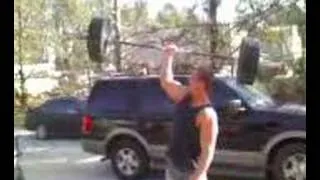 Michael Tood National Armwrestling Champ. lifting forarm.