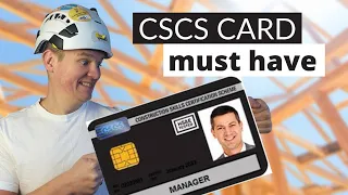 CSCS CARD a MUST. HOW TO GET YOUR CSCS CARD