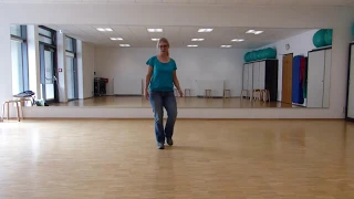 Line-Dance Kurs Anfänger: Before, 1. Teil, Demo & Schritterklärung  (deutsch)