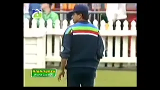 Rare Misfield by Sachin Tendulkar in a cricket match | 1992 WorldCup