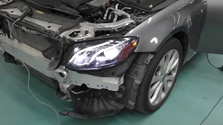 How to fix a Mercedes matrix LED headlight replacement and programming