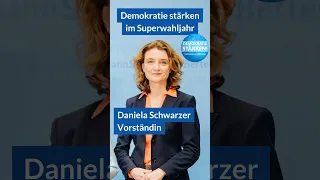 #DemokratieStärken: Daniela Schwarzer über unser Jahresthema auf der Jahrespressekonferenz