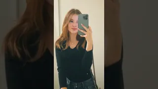 Daneliya Tuleshova. Video from a photo on her Instagram story