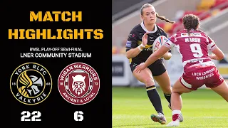 MATCH HIGHLIGHTS | York Valkyrie 22-6 Wigan Warriors | BWSL Play-Off Semi-Finals