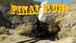 The Final Run of Nevada Northern #40 on the Steptoe Valley Flyer