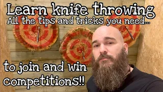 Learn knife throwing - complete tutorial - all info you need to become a knife throwing champion!!