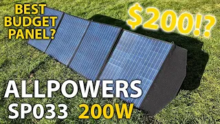 Allpowers 200W SP033 Folding Solar Panel Review - Budget Beauty!