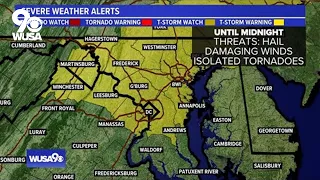 Watch Live: Severe weather rolls through the DMV