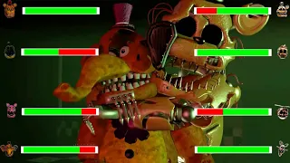 [SFM FNaF] Withered Melodies vs Reaper Animatronics WITH Healhbars