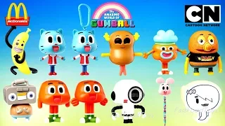 2018 FULL WORLD SET McDONALD'S THE AMAZING WORLD OF GUMBALL HAPPY MEAL TOYS CARTOON NETWORK UNBOX 12