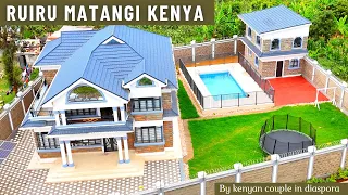 How This Kenyan Couple In Diaspora Built A Stunning Villa with a Pool & Conference Room In Ruiru 🇰🇪